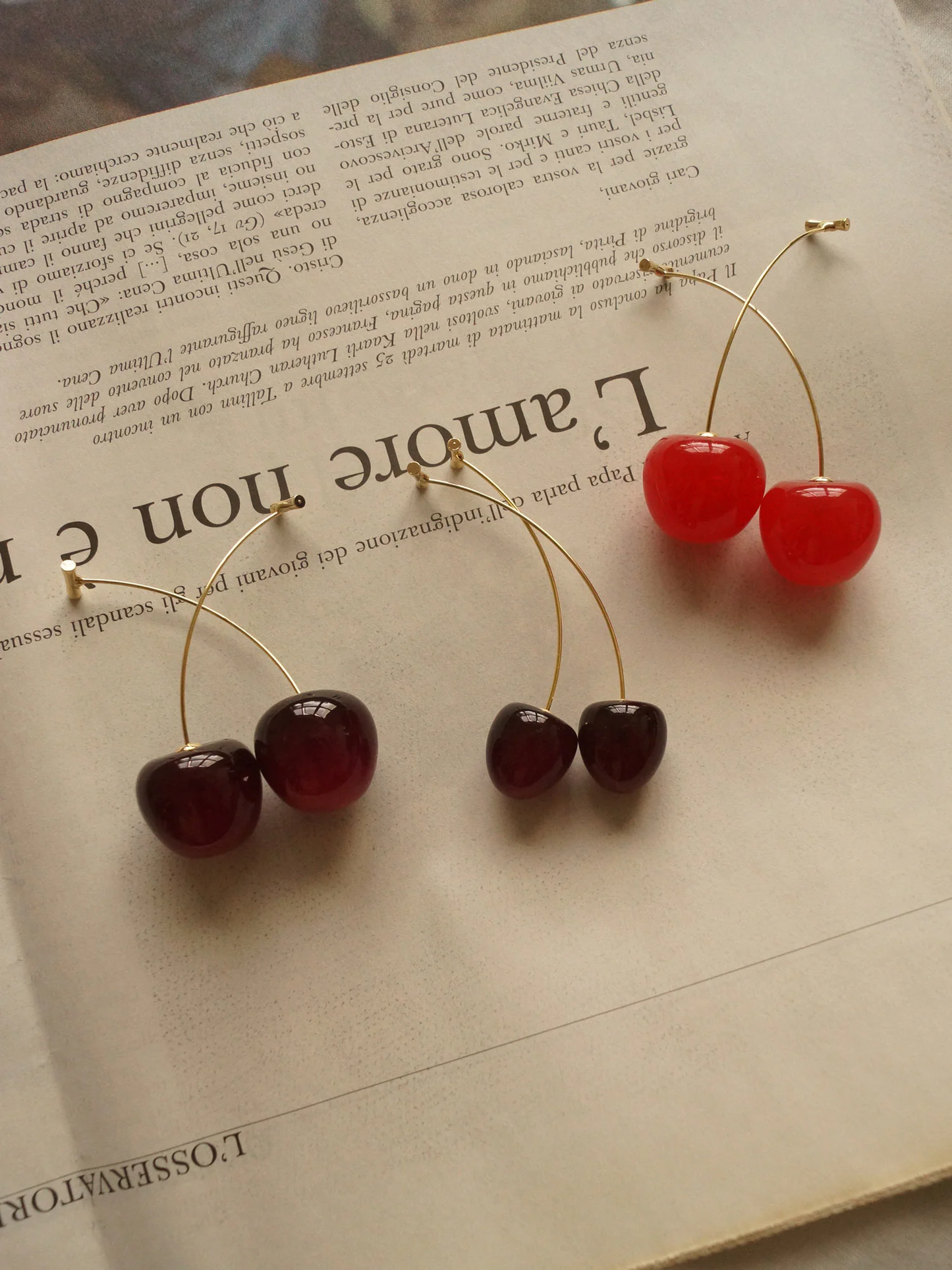 Aretes Cherry